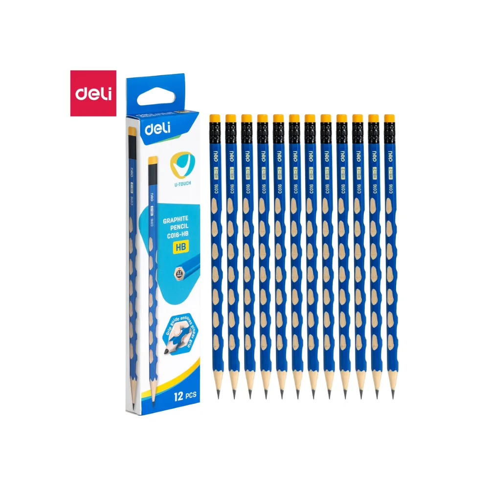 [6935205307450] Pencil Graphite HB With Grip 12`s - Deli