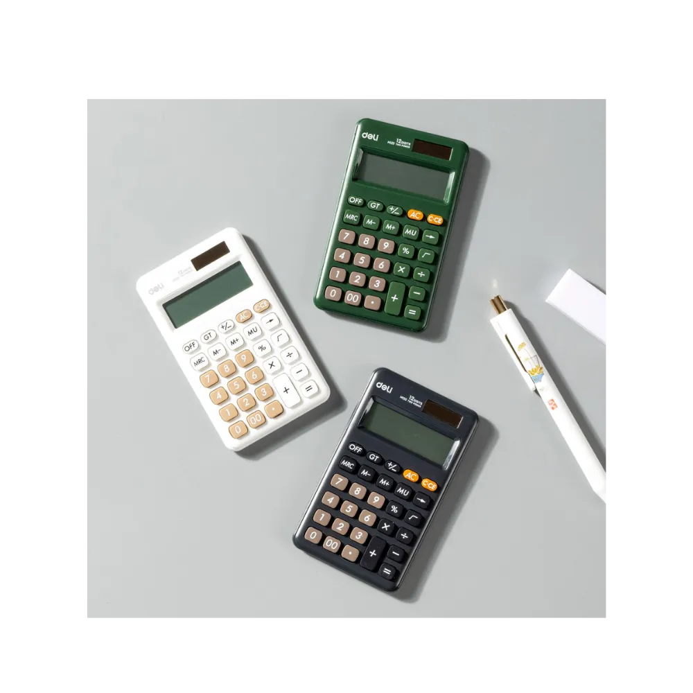 Calculator Pocket Dark Grey - Deli