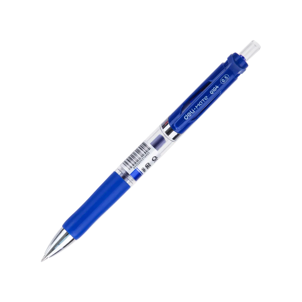 Pen Mate Gel Blue 0.5 Q10430 - Deli - Tech