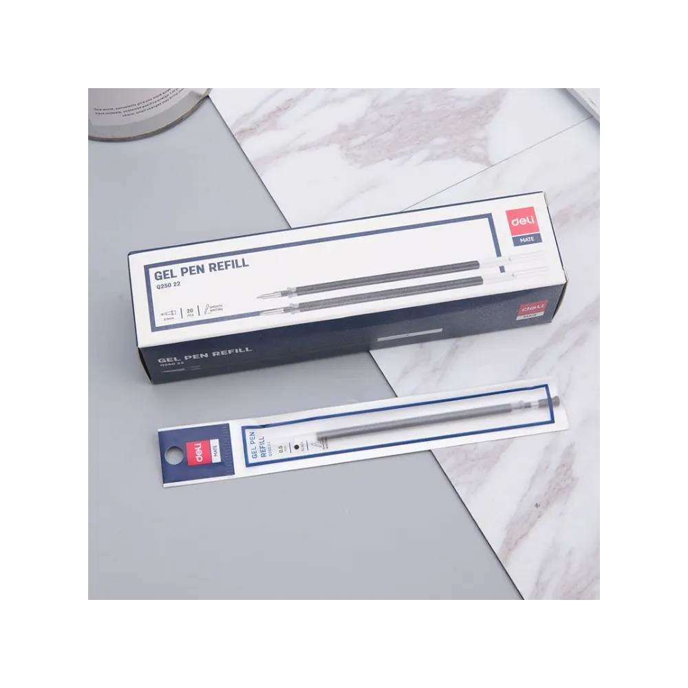Pen Refill Black 0.5 Gel Q25022 - Deli 