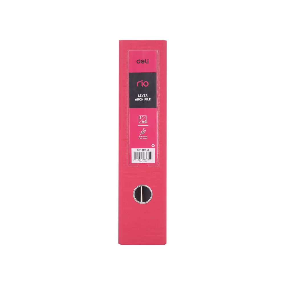 File Lever Arch 70mm PP Red - Deli 